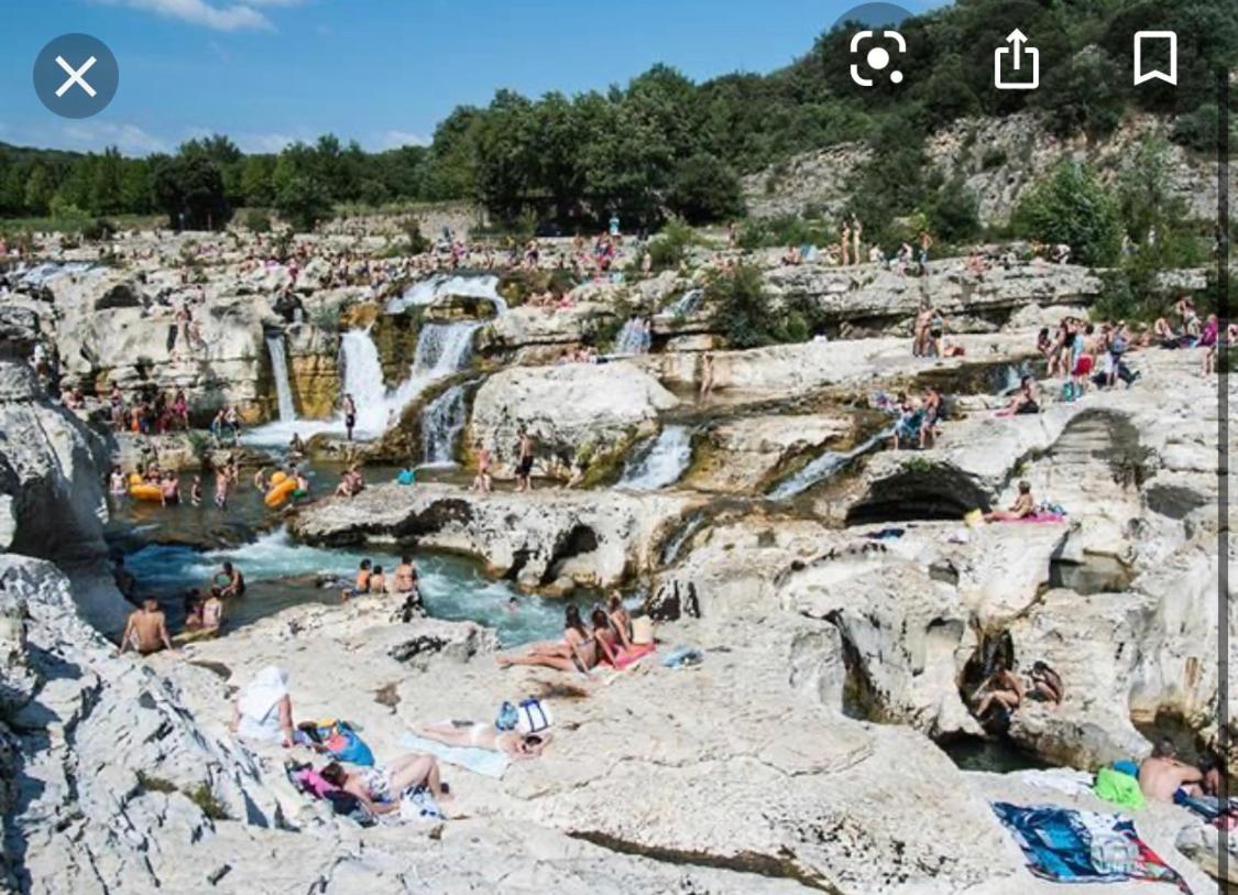 Gite Les Oliviers 10 Pers Piscine Au Calme 4 Etoiles Saint-Laurent-la-Vernede Exterior photo